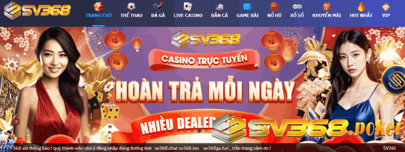 Giới thiệu về cổng game đổi thưởng trực tuyến SV368