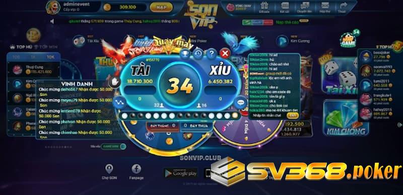Sonvip Chơi tài xỉu tại Sonvip
