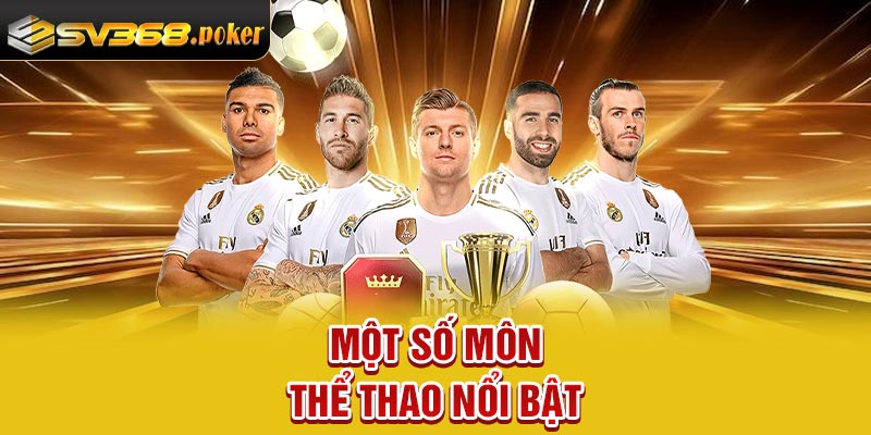 Một số môn thể thao nổi bật