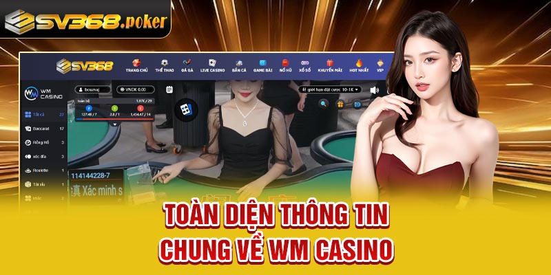 Toàn diện thông tin chung về WM casino